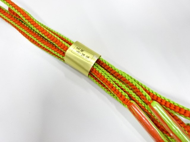 未使用品　正絹　手組帯締め